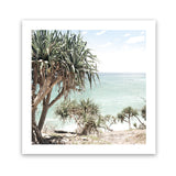 Shop Palm Tree Views III (Square) Photo Art Print-Boho, Coastal, Green, Photography, Square, View All-framed poster wall decor artwork