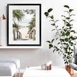 Shop Wategos Beach I Photo Art Print-Boho, Coastal, Green, Hamptons, Nature, Photography, Portrait, Tropical, View All-framed poster wall decor artwork