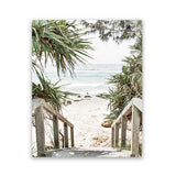 Shop Wategos Beach I Photo Art Print-Boho, Coastal, Green, Hamptons, Nature, Photography, Portrait, Tropical, View All-framed poster wall decor artwork