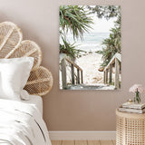 Shop Wategos Beach I Photo Canvas Art Print-Boho, Coastal, Green, Hamptons, Nature, Photography, Photography Canvas Prints, Portrait, Tropical, View All-framed wall decor artwork