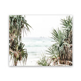 Shop Wategos Views Photo Art Print-Boho, Coastal, Green, Landscape, Nature, Photography, Tropical, View All-framed poster wall decor artwork