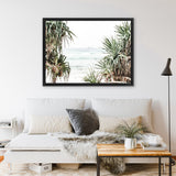 Shop Wategos Views Photo Canvas Art Print-Boho, Coastal, Green, Landscape, Nature, Photography, Photography Canvas Prints, Tropical, View All-framed wall decor artwork
