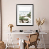 Shop Wategos Beach II Photo Art Print-Boho, Coastal, Green, Photography, Portrait, Tropical, View All-framed poster wall decor artwork