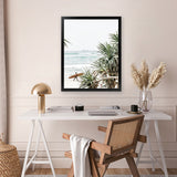 Shop Byron Bay Longboarder Photo Art Print-Coastal, Green, Nature, Photography, Portrait, Tropical, View All-framed poster wall decor artwork