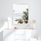 Shop Byron Bay Longboarder Photo Art Print-Coastal, Green, Nature, Photography, Portrait, Tropical, View All-framed poster wall decor artwork