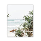 Shop Byron Bay Longboarder Photo Art Print-Coastal, Green, Nature, Photography, Portrait, Tropical, View All-framed poster wall decor artwork