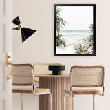 Shop Wategos Beach III Photo Art Print-Boho, Coastal, Green, Photography, Portrait, Tropical, View All, White-framed poster wall decor artwork