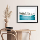 Shop Palm Oasis Photo Art Print-Amalfi Coast Italy, Blue, Coastal, Green, Landscape, Photography, Tropical, View All-framed poster wall decor artwork