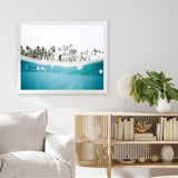 Shop Palm Oasis Photo Art Print-Amalfi Coast Italy, Blue, Coastal, Green, Landscape, Photography, Tropical, View All-framed poster wall decor artwork