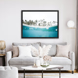 Shop Palm Oasis Photo Canvas Art Print-Amalfi Coast Italy, Blue, Coastal, Green, Landscape, Photography, Photography Canvas Prints, Tropical, View All-framed wall decor artwork