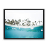 Shop Palm Oasis Photo Canvas Art Print-Amalfi Coast Italy, Blue, Coastal, Green, Landscape, Photography, Photography Canvas Prints, Tropical, View All-framed wall decor artwork