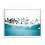 Shop Palm Oasis Photo Canvas Art Print-Amalfi Coast Italy, Blue, Coastal, Green, Landscape, Photography, Photography Canvas Prints, Tropical, View All-framed wall decor artwork