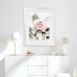 Shop Waratah Flowers III Photo Art Print-Botanicals, Florals, Hamptons, Nature, Photography, Pink, Portrait, Purple, View All-framed poster wall decor artwork
