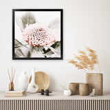 Shop Waratah Flowers III (Square) Photo Art Print-Florals, Hamptons, Photography, Pink, Purple, Square, View All-framed poster wall decor artwork