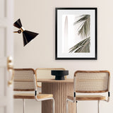 Shop Palm Building Photo Art Print-Amalfi Coast Italy, Boho, Botanicals, Coastal, Green, Hamptons, Photography, Portrait, Tropical, View All, White-framed poster wall decor artwork