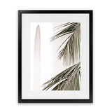 Shop Palm Building Photo Art Print-Amalfi Coast Italy, Boho, Botanicals, Coastal, Green, Hamptons, Photography, Portrait, Tropical, View All, White-framed poster wall decor artwork