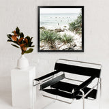 Shop Wategos Beach II (Square) Photo Art Print-Boho, Coastal, Green, Photography, Square, Tropical, View All-framed poster wall decor artwork