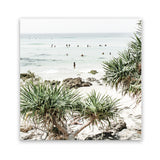 Shop Wategos Beach II (Square) Photo Art Print-Boho, Coastal, Green, Photography, Square, Tropical, View All-framed poster wall decor artwork