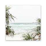 Shop Wategos Beach III (Square) Photo Art Print-Boho, Coastal, Green, Photography, Square, Tropical, View All, White-framed poster wall decor artwork