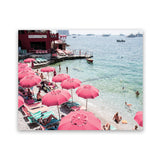 Shop Capri Days Photo Art Print-Amalfi Coast Italy, Blue, Coastal, Green, Landscape, Photography, Pink, Red, Tropical, View All-framed poster wall decor artwork