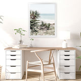 Shop Wategos Beach IV Photo Art Print-Boho, Coastal, Green, Photography, Portrait, Tropical, View All-framed poster wall decor artwork