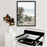 Shop Wategos Beach IV Photo Canvas Art Print-Boho, Coastal, Green, Photography, Photography Canvas Prints, Portrait, Tropical, View All-framed wall decor artwork