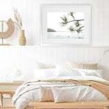 Shop Afternoon Surf Photo Art Print-Boho, Coastal, Green, Landscape, Photography, Tropical, View All, White-framed poster wall decor artwork