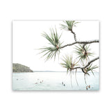 Shop Afternoon Surf Photo Art Print-Boho, Coastal, Green, Landscape, Photography, Tropical, View All, White-framed poster wall decor artwork