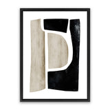 Shop Abstract View 1 Canvas Art Print-Abstract, Black, Brown, Dan Hobday, Portrait, Rectangle, View All-framed wall decor artwork