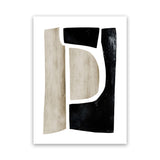 Shop Abstract View 1 Canvas Art Print-Abstract, Black, Brown, Dan Hobday, Portrait, Rectangle, View All-framed wall decor artwork