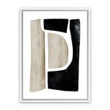 Shop Abstract View 1 Canvas Art Print-Abstract, Black, Brown, Dan Hobday, Portrait, Rectangle, View All-framed wall decor artwork