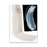 Shop Adjacent 1 Canvas Art Print-Abstract, Black, Dan Hobday, Neutrals, Portrait, Rectangle, View All-framed wall decor artwork