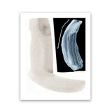 Shop Adjacent 1 Art Print-Abstract, Black, Dan Hobday, Neutrals, Portrait, Rectangle, View All-framed painted poster wall decor artwork