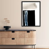 Shop Adjacent 2 Canvas Art Print-Abstract, Black, Dan Hobday, Portrait, Rectangle, View All-framed wall decor artwork