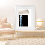 Shop Adjacent 2 Art Print-Abstract, Black, Dan Hobday, Portrait, Rectangle, View All-framed painted poster wall decor artwork