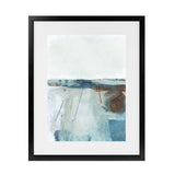 Shop Adventure Art Print-Abstract, Blue, Dan Hobday, Portrait, Rectangle, View All, White-framed painted poster wall decor artwork