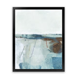 Shop Adventure Art Print-Abstract, Blue, Dan Hobday, Portrait, Rectangle, View All, White-framed painted poster wall decor artwork