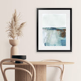 Shop Adventure Art Print-Abstract, Blue, Dan Hobday, Portrait, Rectangle, View All, White-framed painted poster wall decor artwork