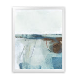 Shop Adventure Art Print-Abstract, Blue, Dan Hobday, Portrait, Rectangle, View All, White-framed painted poster wall decor artwork