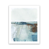 Shop Adventure Art Print-Abstract, Blue, Dan Hobday, Portrait, Rectangle, View All, White-framed painted poster wall decor artwork