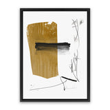 Shop Afternoon Canvas Art Print-Abstract, Brown, Dan Hobday, Portrait, Rectangle, View All, White-framed wall decor artwork