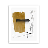 Shop Afternoon Art Print-Abstract, Brown, Dan Hobday, Portrait, Rectangle, View All, White-framed painted poster wall decor artwork