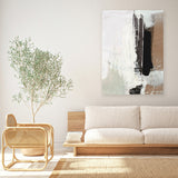Shop Avenue Canvas Art Print-Abstract, Black, Brown, Dan Hobday, Portrait, Rectangle, View All, White-framed wall decor artwork
