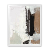 Shop Avenue Art Print-Abstract, Black, Brown, Dan Hobday, Portrait, Rectangle, View All, White-framed painted poster wall decor artwork