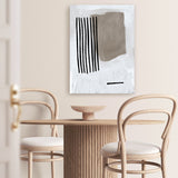 Shop Be There Canvas Art Print-Abstract, Brown, Dan Hobday, Neutrals, Portrait, Rectangle, View All-framed wall decor artwork