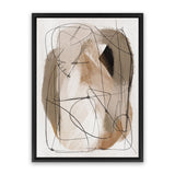 Shop Beauty Canvas Art Print-Abstract, Brown, Dan Hobday, Portrait, Rectangle, View All-framed wall decor artwork