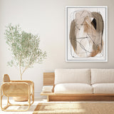 Shop Beauty Canvas Art Print-Abstract, Brown, Dan Hobday, Portrait, Rectangle, View All-framed wall decor artwork