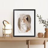Shop Beauty Art Print-Abstract, Brown, Dan Hobday, Portrait, Rectangle, View All-framed painted poster wall decor artwork