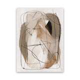 Shop Beauty Canvas Art Print-Abstract, Brown, Dan Hobday, Portrait, Rectangle, View All-framed wall decor artwork