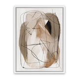 Shop Beauty Canvas Art Print-Abstract, Brown, Dan Hobday, Portrait, Rectangle, View All-framed wall decor artwork